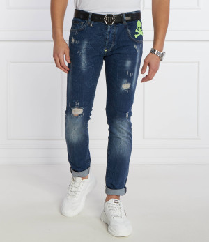 Philipp Plein Jeansy Skull&Bones | Straight fit