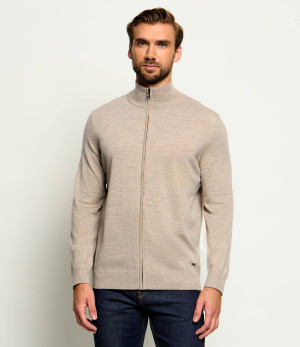 Joop! Wełniany kardigan Davis | Regular Fit