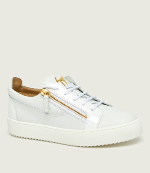 Giuseppe Zanotti Skórzane sneakersy Frankie