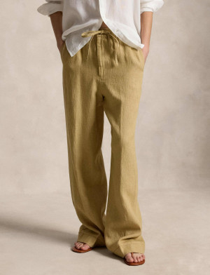 POLO RALPH LAUREN Lniane spodnie | Loose fit
