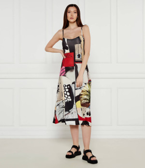 Desigual Sukienka Desigual x M. Christian Lacroix NEWSPAPER