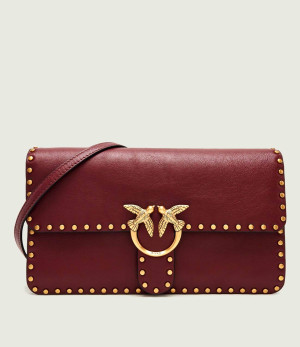 Pinko Skórzana listonoszka Love One Slouchy Cl
