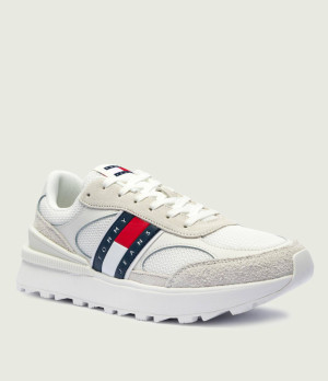 Tommy Jeans Sneakersy TJM TECHNICAL RUNNER ESS | z dodatkiem skóry
