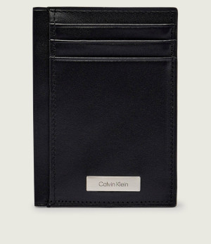 Calvin Klein Skórzane etui na karty