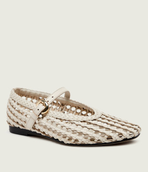 Tommy Hilfiger Baleriny Mary Jane | z dodatkiem skóry