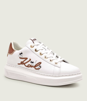 Karl Lagerfeld Skórzane sneakersy Kapri