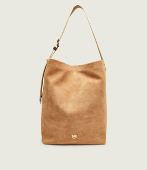 Pinko Shopperka BUCKET BIG TRITTICO | zamsz