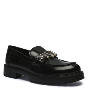 TORY BURCH Skórzane loafersy