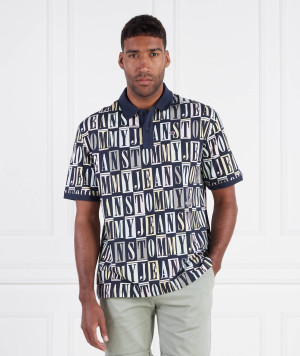 Tommy Jeans Polo TJM SKATER TOMMY AOP | Regular Fit
