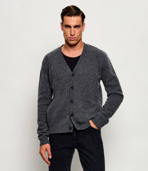 A.P.C. Wełniany kardigan Kevin | Regular Fit