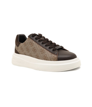 Guess Sneakersy ELBA CARRYOVER | z dodatkiem skóry