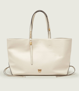 Pinko Skórzana shopperka CABAS CLASSIC