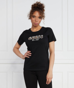 GUESS T-shirt SS CN SHADED LOGO TEE | Regular Fit