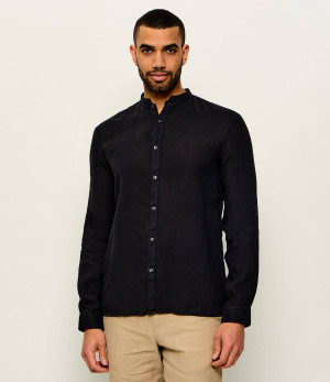 HUGO Lniana koszula Elvory | Slim Fit