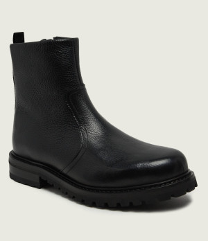 TIGER OF SWEDEN Skórzane buty wysokie Foveo | z dodatkiem wełny