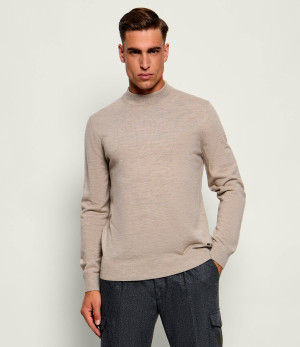 Joop! Wełniany półgolf Davide | Modern fit