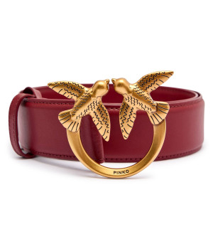 Pinko Skórzany pasek LOVE BERRY