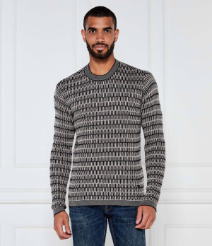 Emporio Armani Wełniany sweter | Regular Fit