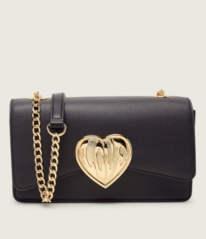Love Moschino Skórzana torebka na ramię