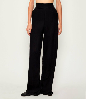 Marella Spodnie DOROTY | flare fit | z dodatkiem wełny