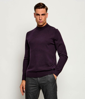 Joop! Wełniany półgolf Davide | Modern fit
