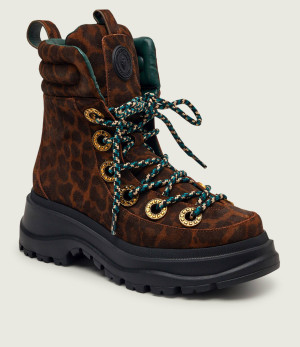 Kurt Geiger Botki na platformie KENSINGTON HIKER | zamsz