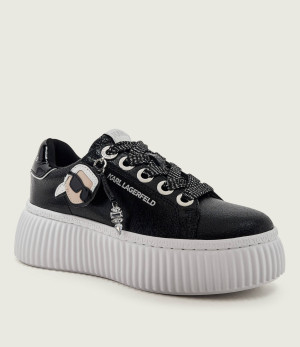 Karl Lagerfeld Skórzane sneakersy Kreeper