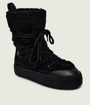 Tommy Hilfiger Śniegowce | shearling | skóra