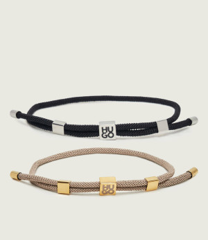HUGO Zestaw bransoletek E-Hugocord3-Bra