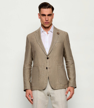 Joop! Lniana marynarka Hoverest | Slim Fit