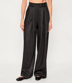 Marella Wełniane spodnie ULTRA | Relaxed fit
