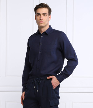 Vilebrequin Lniana koszula | Regular Fit