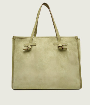 GIANNI CHIARINI Shopperka + saszetka MARCELLA | zamsz