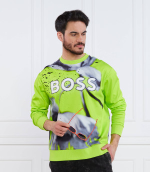BOSS GREEN Bluza Salbo Lotus | Regular Fit