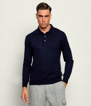 Gran Sasso Wełniane polo | Regular Fit