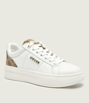 Guess Skórzane sneakersy WELLI