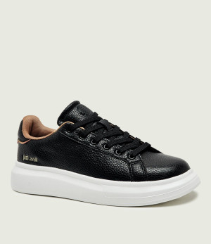 Just Cavalli Skórzane sneakersy Fondo Ursa Dis. 3