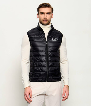 EA7 Puchowy bezrękawnik | Regular Fit