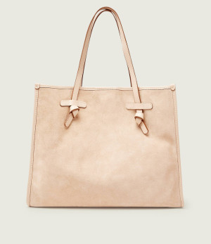 GIANNI CHIARINI Shopperka + saszetka MARCELLA | zamsz