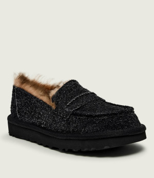 UGG Ocieplane loafersy ELLIS | shearling | zamsz | z dodatkiem wełny