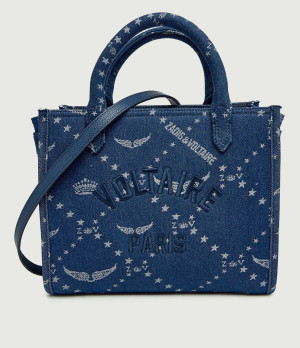 Zadig&Voltaire Jeansowy kuferek ANGEL