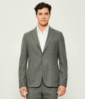 BOSS BLACK Marynarka P-Hanry-J-WG-252 | Slim Fit | z dodatkiem wełny