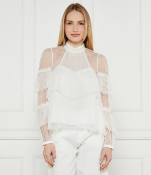 TWINSET Koronkowa bluzka | Regular Fit