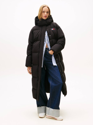 Tommy Jeans Puchowy płaszcz Alaska