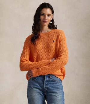 POLO RALPH LAUREN Wełniany sweter | Loose fit | z dodatkiem kaszmiru