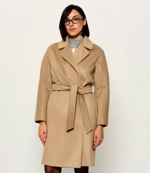 Weekend MaxMara Wełniany płaszcz Wkdpedale