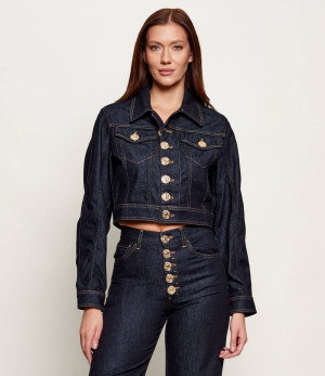 DONDUP - made in Italy Kurtka jeansowa | Cropped Fit