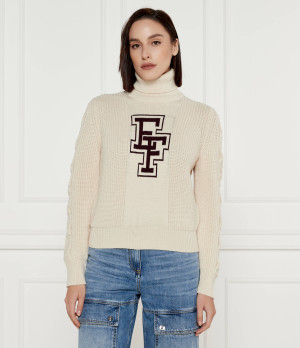 Elisabetta Franchi Wełniany golf | Regular Fit