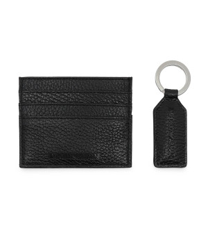 Emporio Armani Skórzane etui na karty GIFT SET