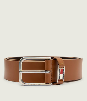 Tommy Jeans Skórzany pasek Scanton